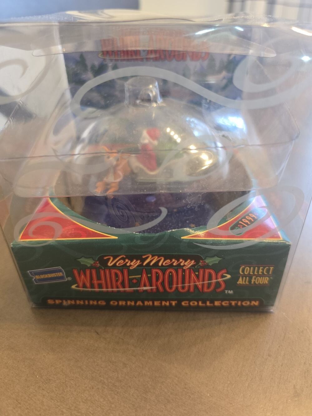 Very Merry Whirl-Around Rudolph And Santa, Blockbuster, 1999, New/Open Box